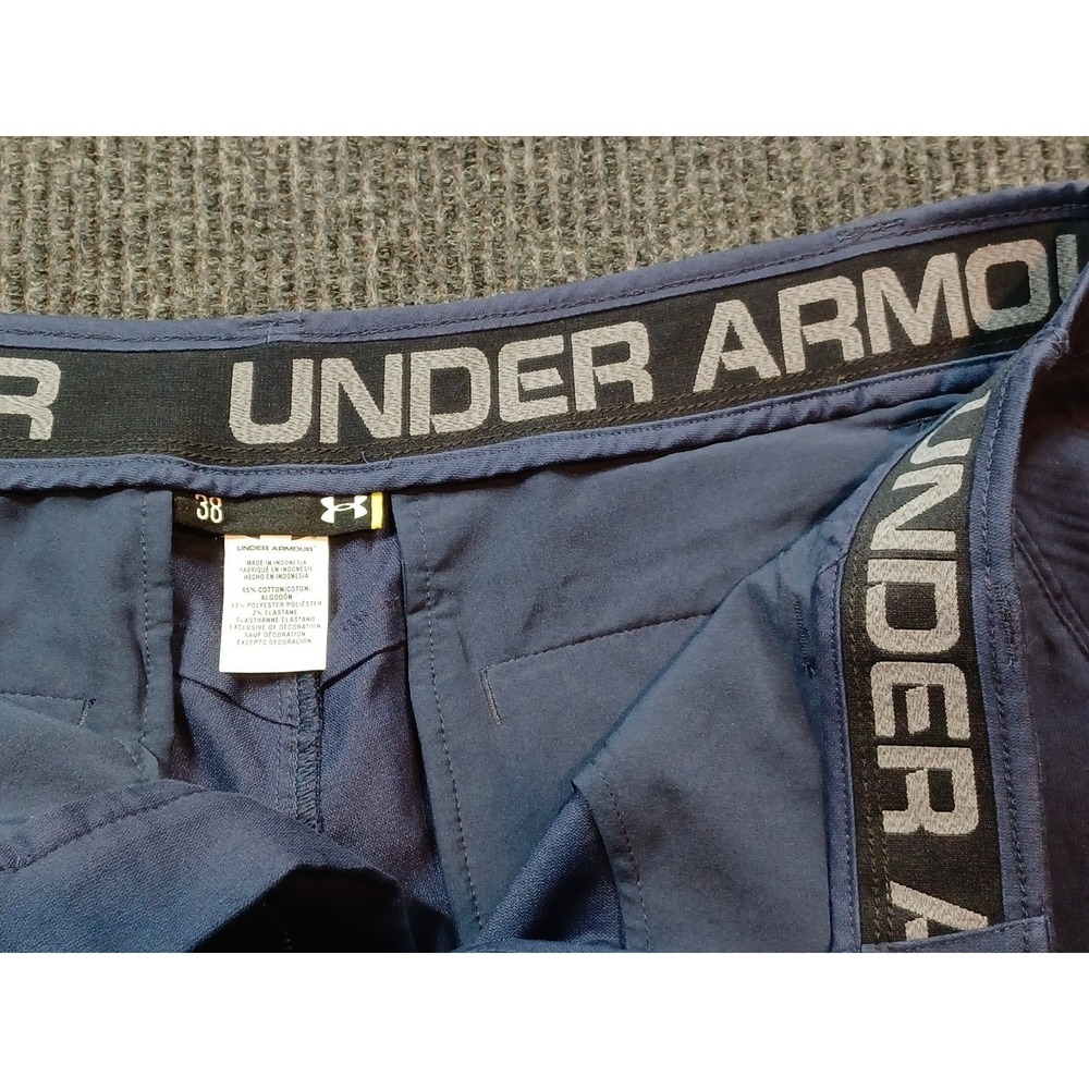 Under Armour Performance Sideline Pants Men's Size 38 Navy Stretch Performance - Picture 2 of 8